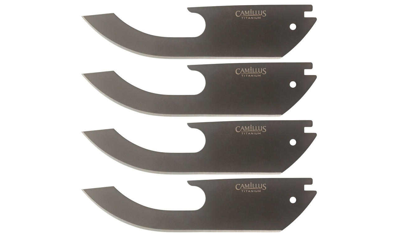 Camillus Tigersharp Blades, 4 Pack Straight For 18560