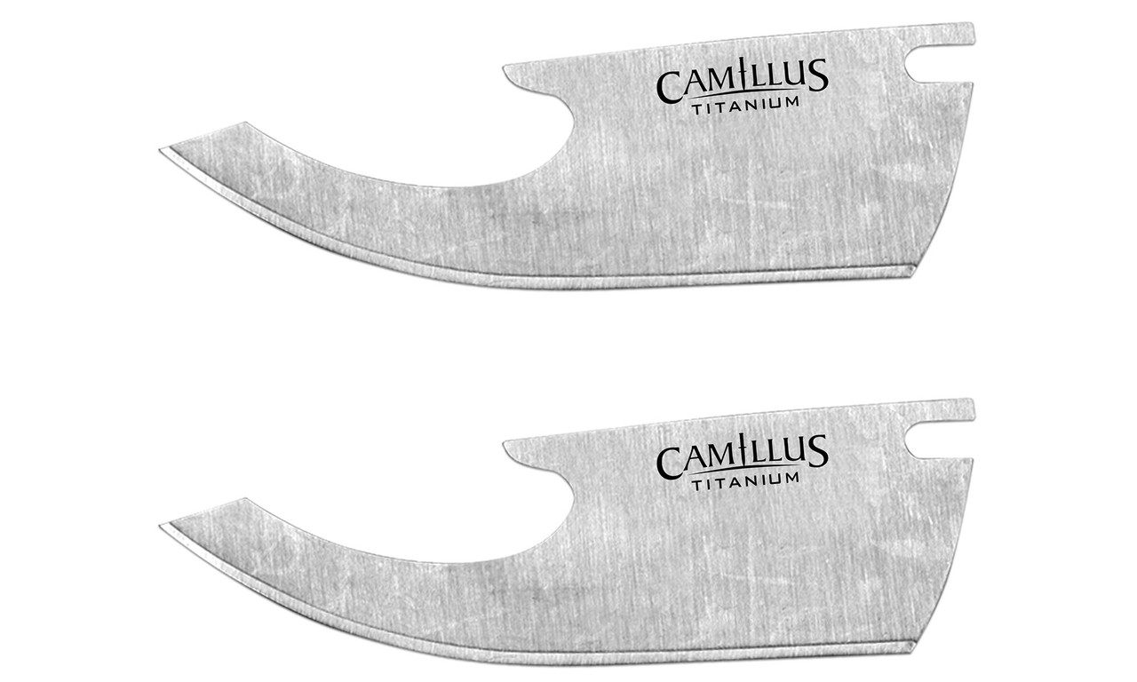 Camillus Tigersharp Blades, 2 Pack Straight