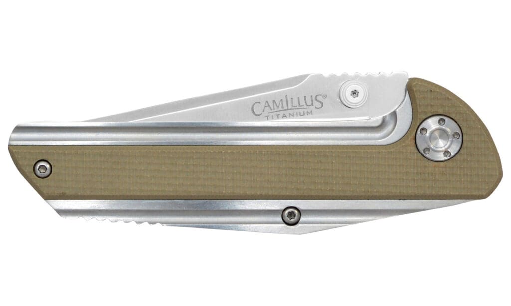 Camillus Sevens Desert Tan 7" Folding Knife