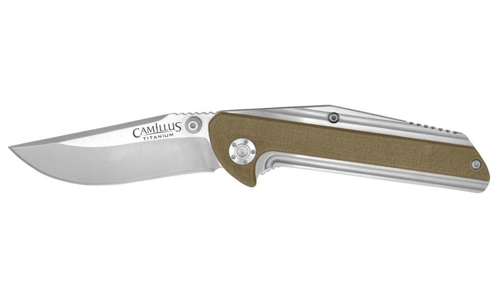 Camillus Sevens Desert Tan 7" Folding Knife